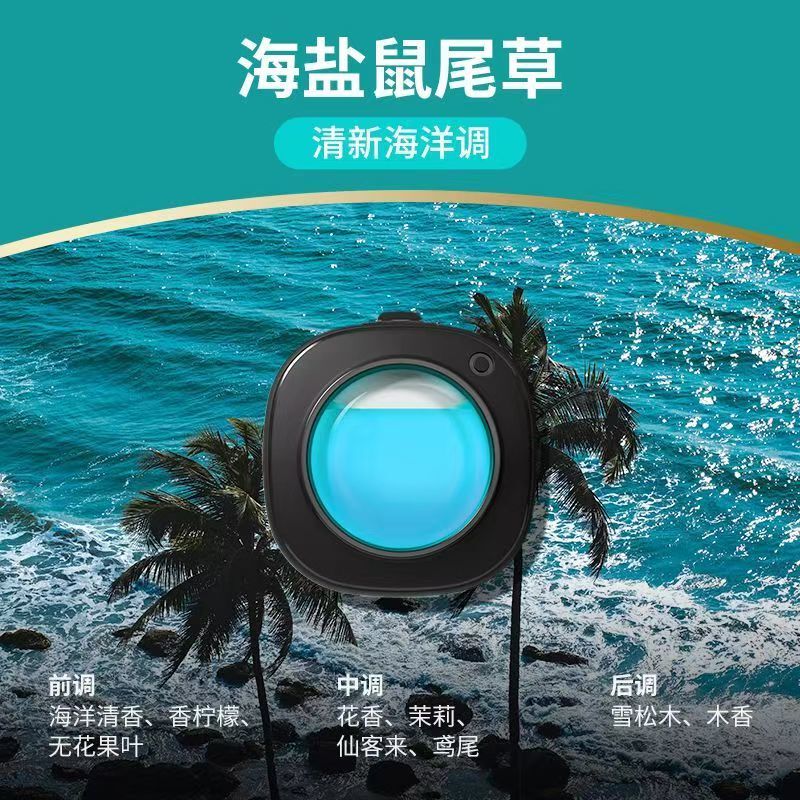 Car Air Freshener Black Box Clip-On Diffuser for Air Vent, Long-Lasting Fragrance, Car Black Box Scent, Perfume, Bergamot, Green Tea