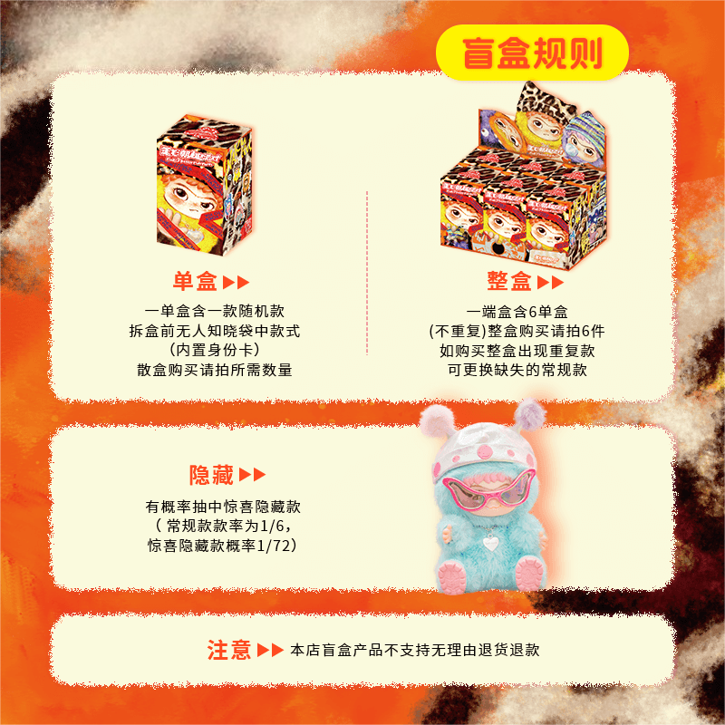 哇库库一代毛毛盲盒!潮趣派对手办让本命狂喜!!_潮玩盲盒_淘宝游戏网
