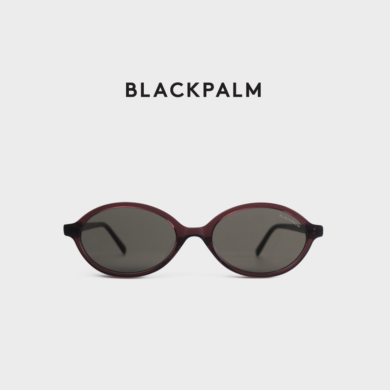 Blackpalm Kona Zheng Xiyi's Same Style Oval Frame Retro College Style Nerd Sunglasses Blackpalm Kona Zheng Xiyi's Same Style Oval Frame Retro College Style Nerd Sunglasses