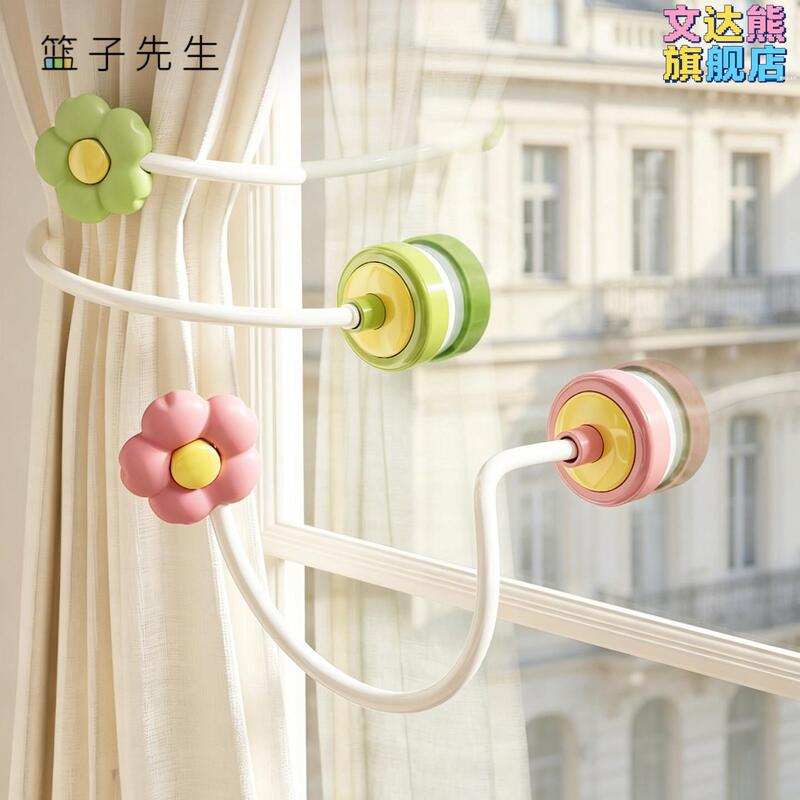 Curtain Fasteners, Suction Cup Shower Curtain Rings, Wall Hooks, Side Curtain Storage Clips, No-Drill Door Curtain Gathering Hooks Curtain Fasteners, Suction Cup Shower Curtain Rings, Wall Hooks, Side Curtain Storage Clips, No-Drill Door Curtain Gathering Hooks