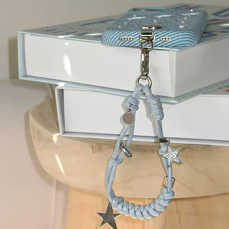 Unique Design Star Element Phone Lanyard Wrist Strap Short Woven Durable Phone Chain Outdoor Travel Shopping Anti-Lost Wrist Strap Fashion Women's Ccd Bag Phone Accessory Unique Design Star Element Phone Lanyard Wrist Strap Short Woven Durable Phone Chain Outdoor Travel Shopping Anti-Lost Wrist Strap Fashion Women's Ccd Bag Phone Accessory
