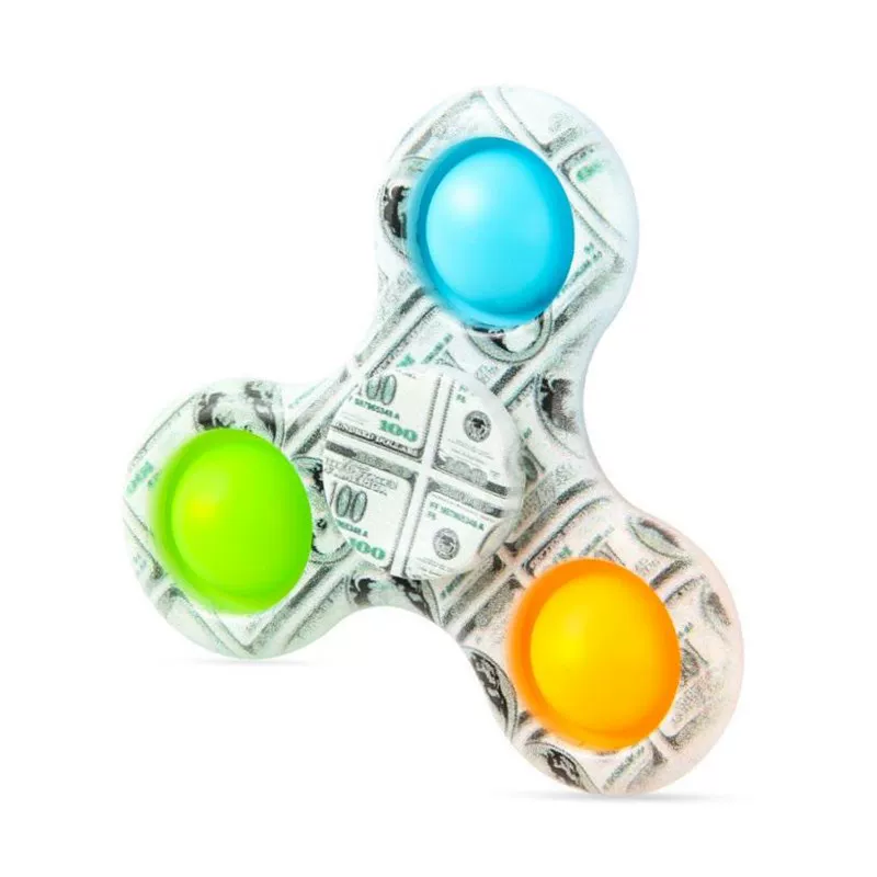 Анти-стресс Фиджет игрушки пальцевой вращатель Popit Pop it