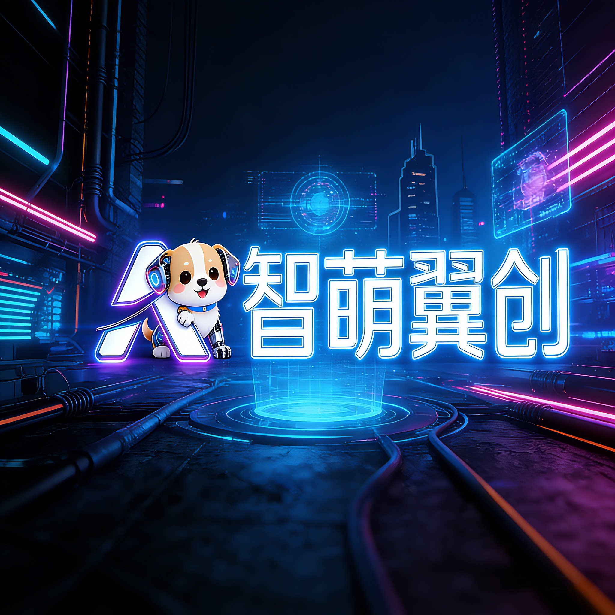 智萌翼创企业店的LOGO