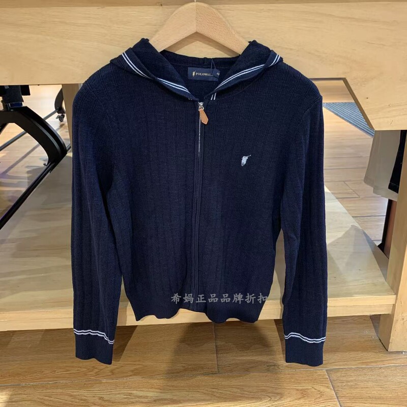Polowalk Genuine Autumn and Winter Old Money Style Hooded Sweater Jacket Knitted Cardigan for Women B1Gw61580464 Polowalk Genuine Autumn and Winter Old Money Style Hooded Sweater Jacket Knitted Cardigan for Women B1Gw61580464