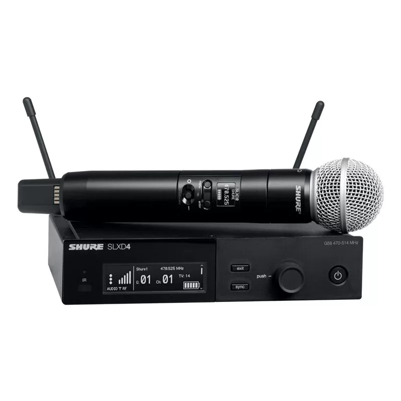 Shure/ SLXD24D/BETA58A SM58 одна к одному профессиональный цифровой беспроводной микрофон