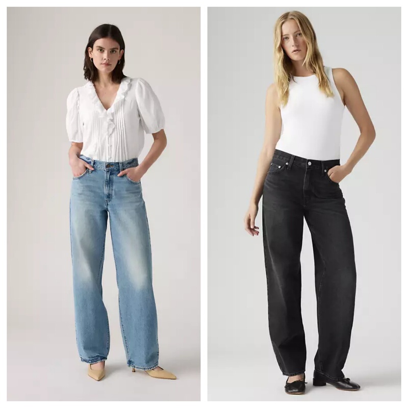 E1 Pre-Shipped Direct Mail for $110 Levis Loose-Fit Pure Cotton Thick Non-Stretch Jeans A34940091
