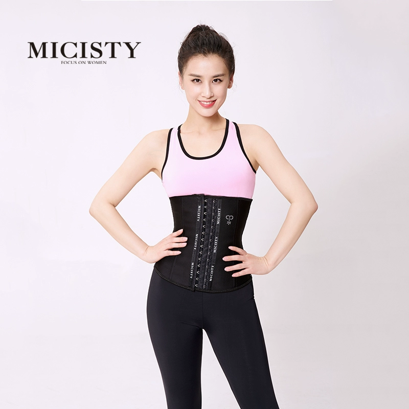 Micisty Girdle Mixi Xidi Sports Fitness Slimming Bandage sau sinh Bụng bằng nhựa Định hình eo bụng tại chỗ - Đai giảm béo