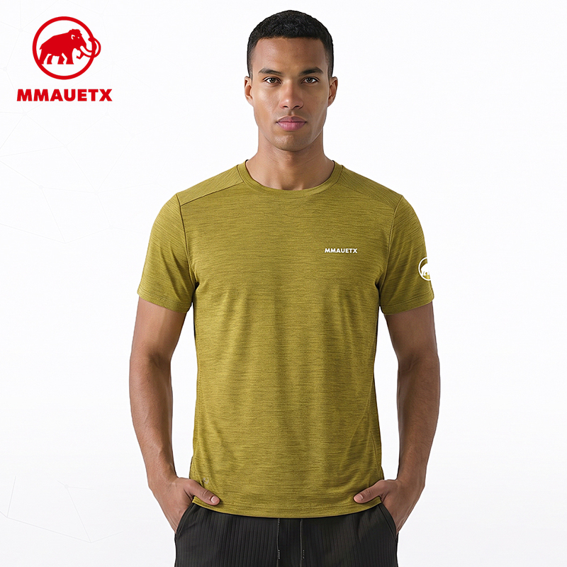 Official Website Genuine Mammoth Series Elephant Short-Sleeved Men's Outdoor Casual Loose Sports Fitness Sweat-Absorbent Comfortable Quick-Drying T-Shirt Official Website Genuine Mammoth Series Elephant Short-Sleeved Men's Outdoor Casual Loose Sports Fitness Sweat-Absorbent Comfortable Quick-Drying T-Shirt