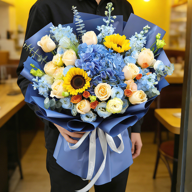 Teacher's Day 18Th Birthday Gift Bouquet for Boys and Men, Sunflower Flower Delivery, Same-City Delivery, Birthday Gift for Teacher Teacher's Day 18Th Birthday Gift Bouquet for Boys and Men, Sunflower Flower Delivery, Same-City Delivery, Birthday Gift for Teacher