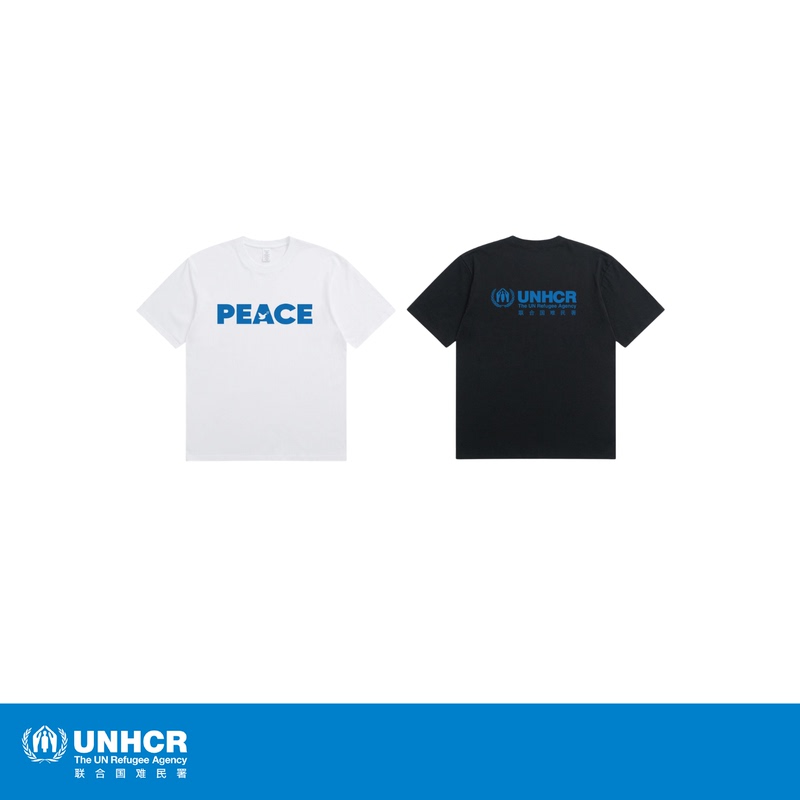 【Peace Peace】Short-Sleeved T-Shirt - Adult Version United Nations Refugee Agency