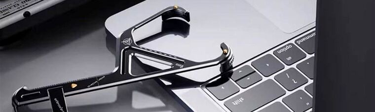 Frameless Metal Stand iPhone Case