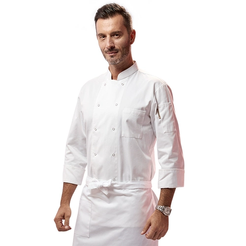 Белый цветной лонгслив для работы, короткий рукав, делается под заказ