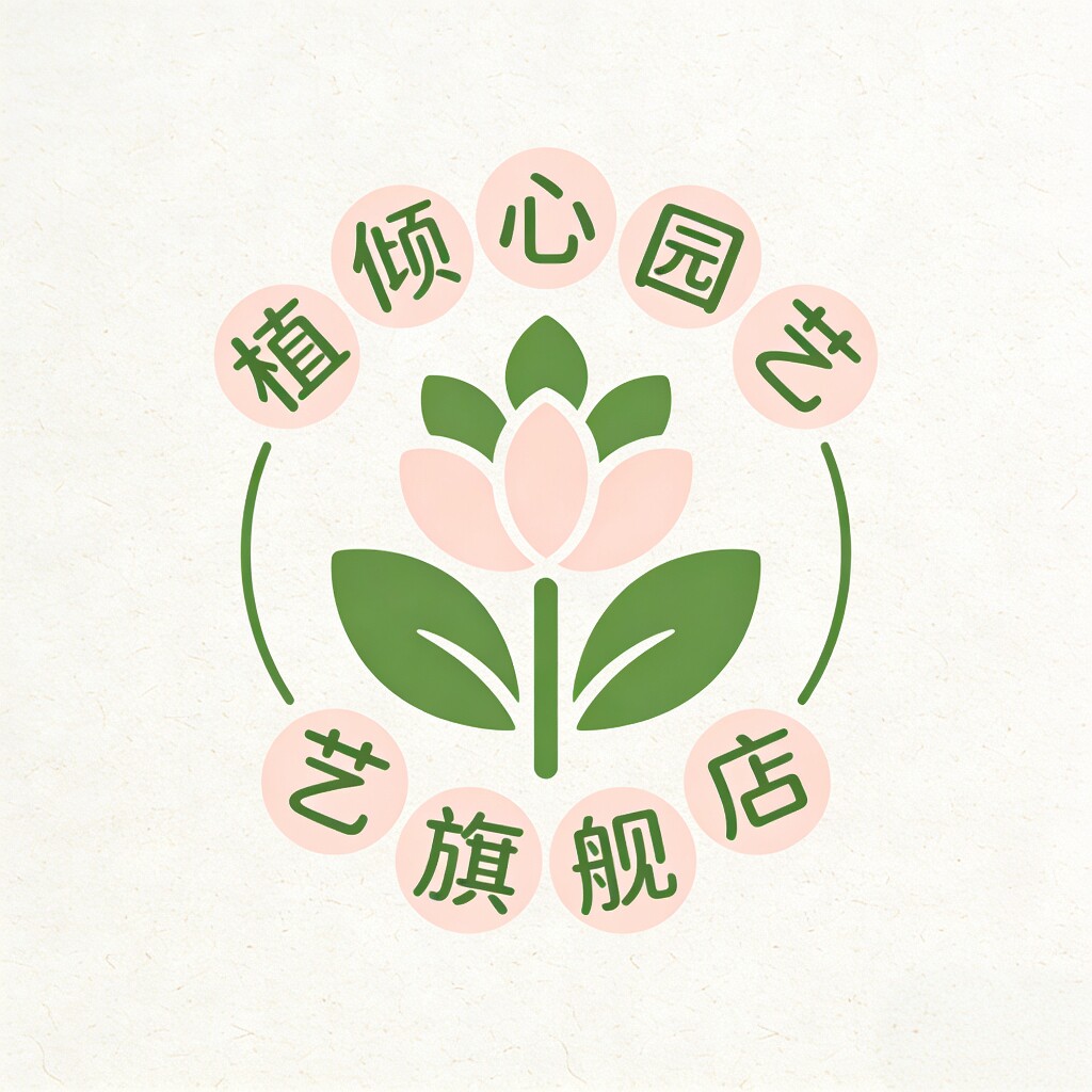 植倾心园艺旗舰店的LOGO