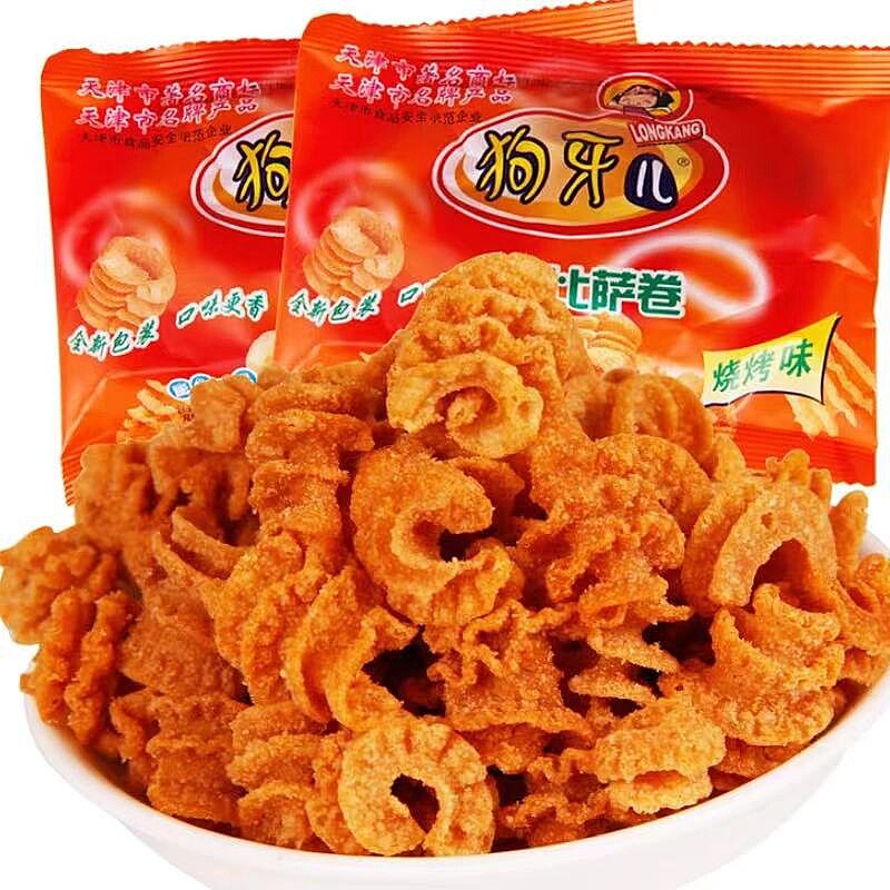 狗牙披萨卷90后童年怀旧网红爆款解馋零食整箱特惠