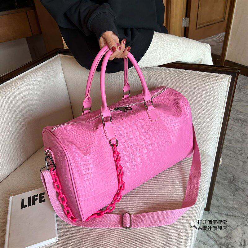 Bags for women, large-capacity lightweight travel bags, hand luggage bags, sports and fitness bags, fashionable shoulder crossbody bags for women