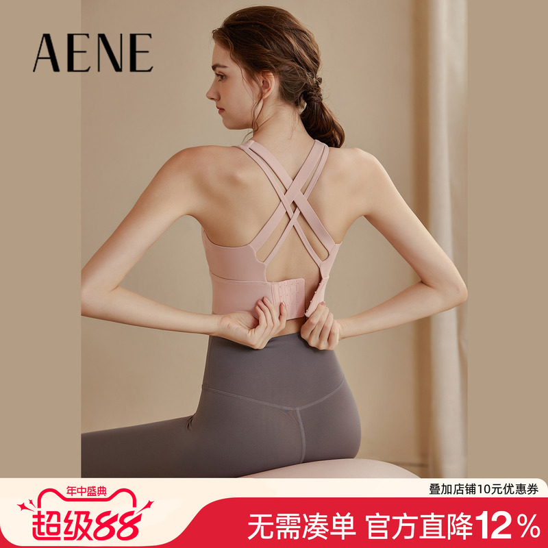Aene High-Intensity Sports Bra for Women, Shock-Proof Running, Push-Up, Anti-Sagging, Fitness Wear, Vest, Yoga Bra Aene High-Intensity Sports Bra for Women, Shock-Proof Running, Push-Up, Anti-Sagging, Fitness Wear, Vest, Yoga Bra