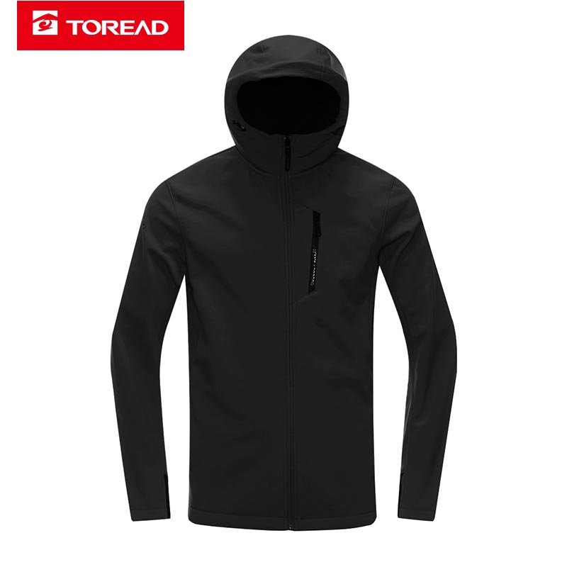 Pathfinder outdoor men and women leisure sports spring autumn and winter outdoor windproof and warm anti-splash water soft shell cardiovert jacket
