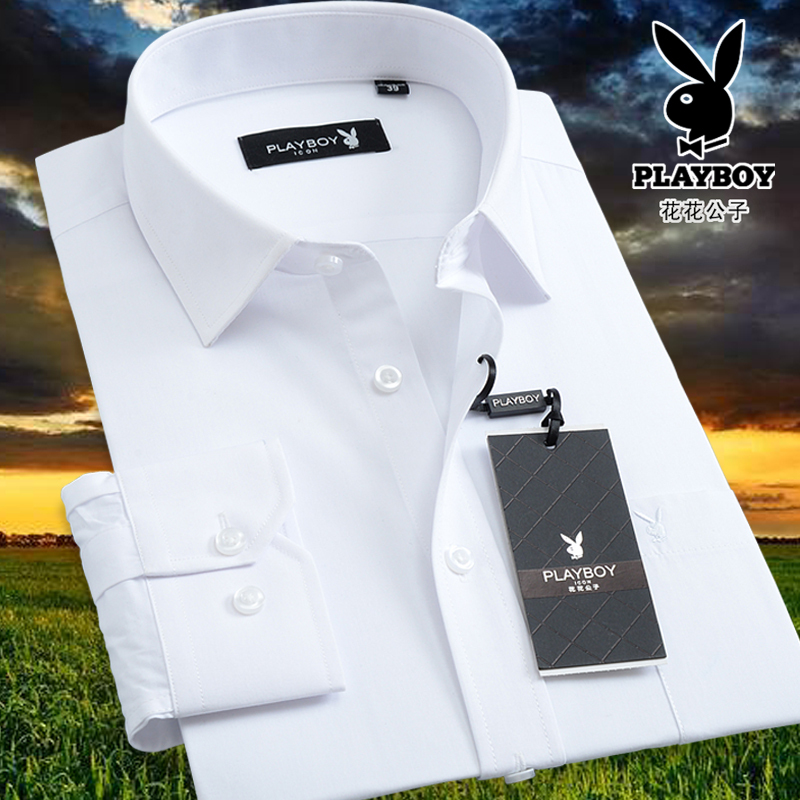 2026 Spring and Autumn Thin Long-Sleeved Shirt Men's Professional Pure White Shirt Business Casual Formal Wear Wedding