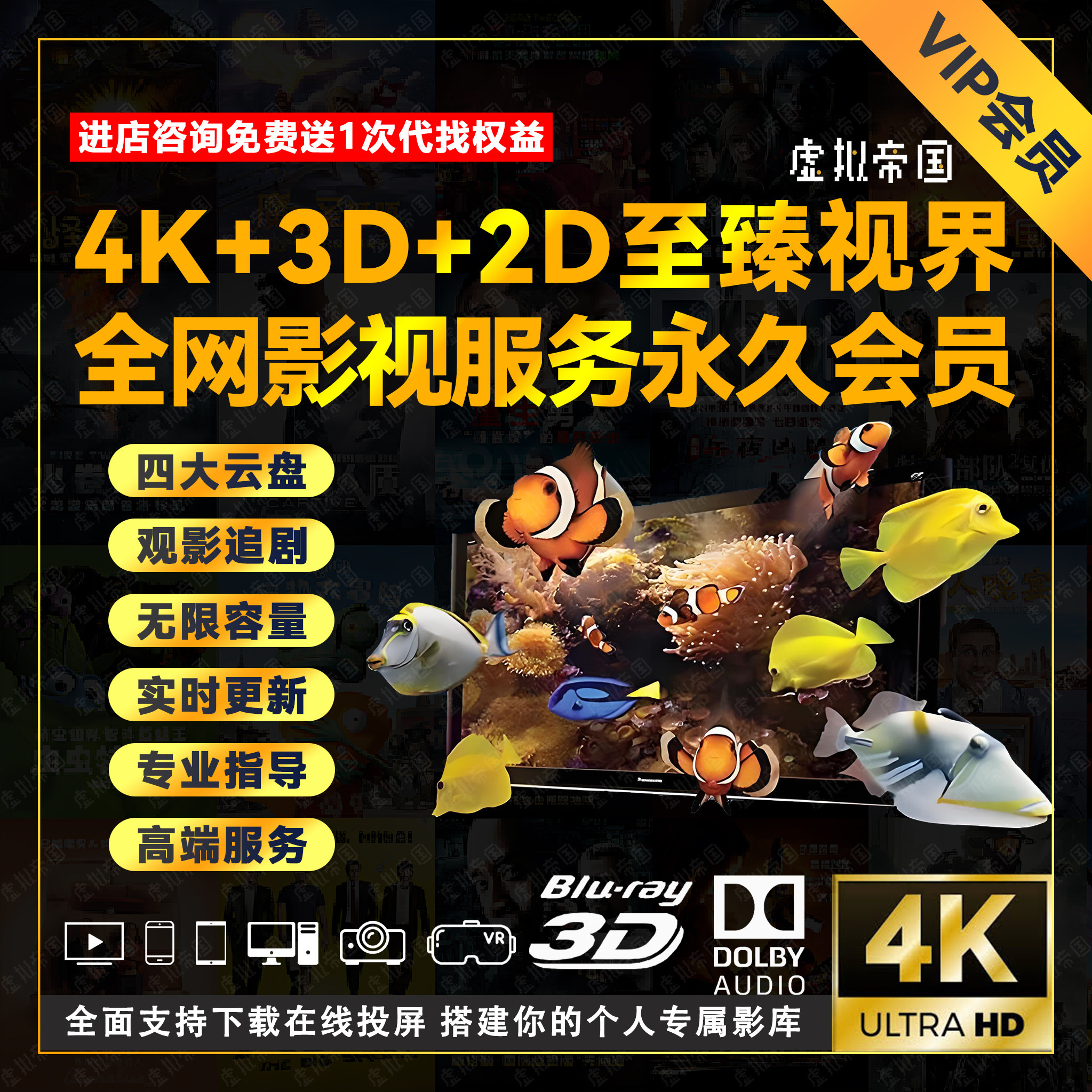 Библиотека фильмов в формате 4K3D Источник Американская драма британская драма в формате Dolby Sound для кино и телевидения оригинальные телесериалы Видеосервис Blu-ray HD