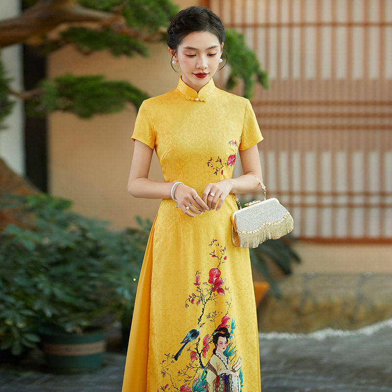 甜酷少女必入！2026新款越南奥黛旗袍连衣裙，中国风也能飒出高光时刻 