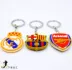 Premier League La Liga Serie A Ligue 1 Barcelona Real Madrid Juventus người hâm mộ bóng đá lưu niệm chuỗi khóa silicon