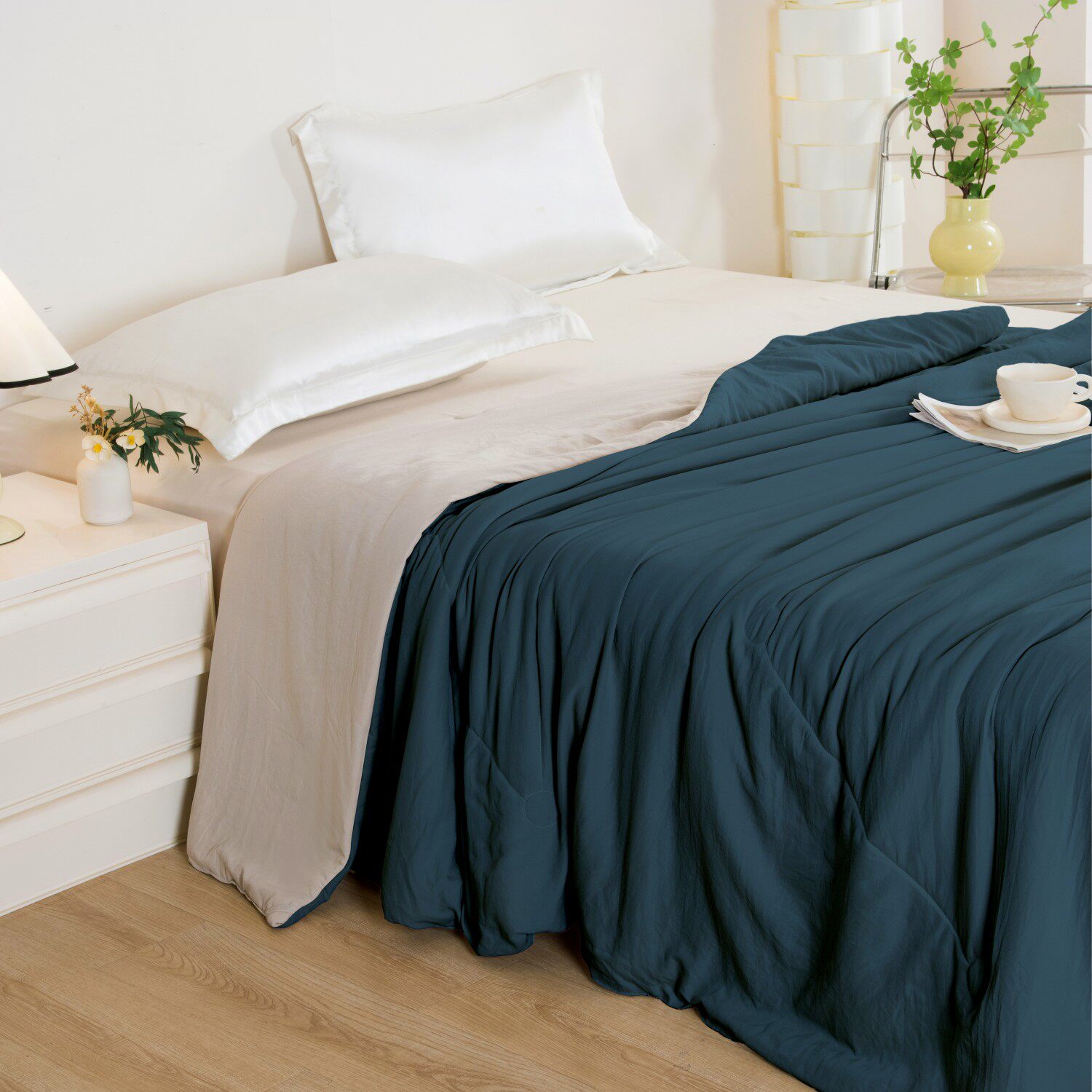 A类大豆纤维被夏被薄被空调被机洗薄款被子被芯单人学生宿舍家用