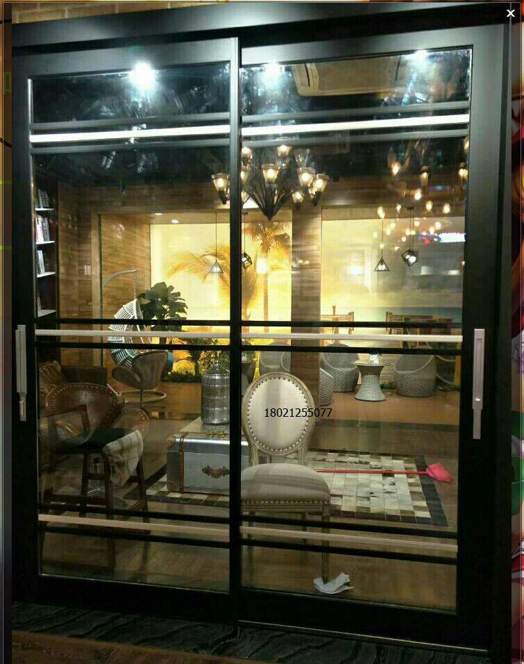 Tianjin titanium magnesium alloy balcony kitchen sliding door tempered glass aluminum alloy door hollow door partition door sliding door