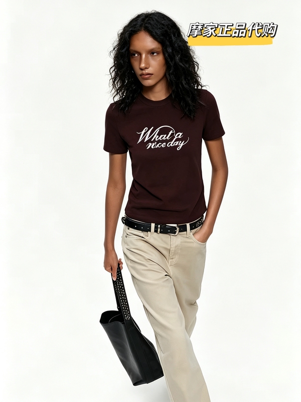 Mooc Exclusive Short-Sleeved T-Shirt 2026 Autumn New Product Xinjiang Cotton 5A Antibacterial Handwritten Print H-Type Mbf3Teet10 Mooc Exclusive Short-Sleeved T-Shirt 2026 Autumn New Product Xinjiang Cotton 5A Antibacterial Handwritten Print H-Type Mbf3Teet10