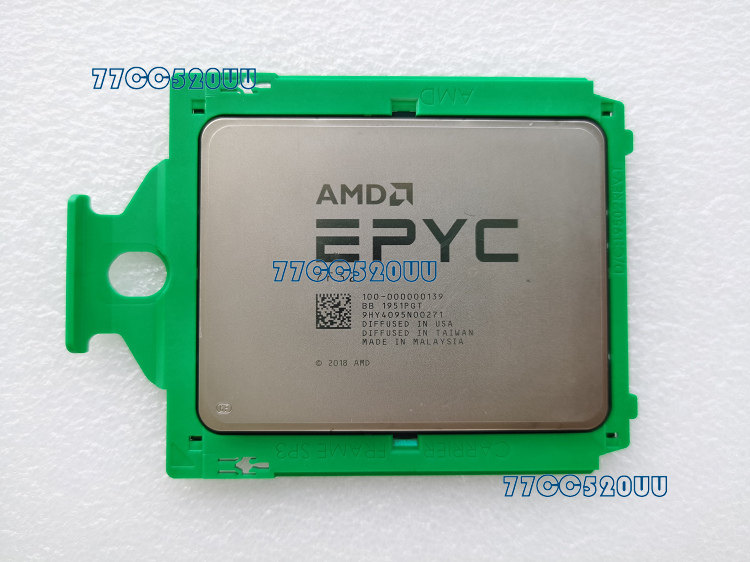 AMD EPYC Dragon 7F32 8 cores 16 threads 3 7G 180W DDR4 128M 7002 series