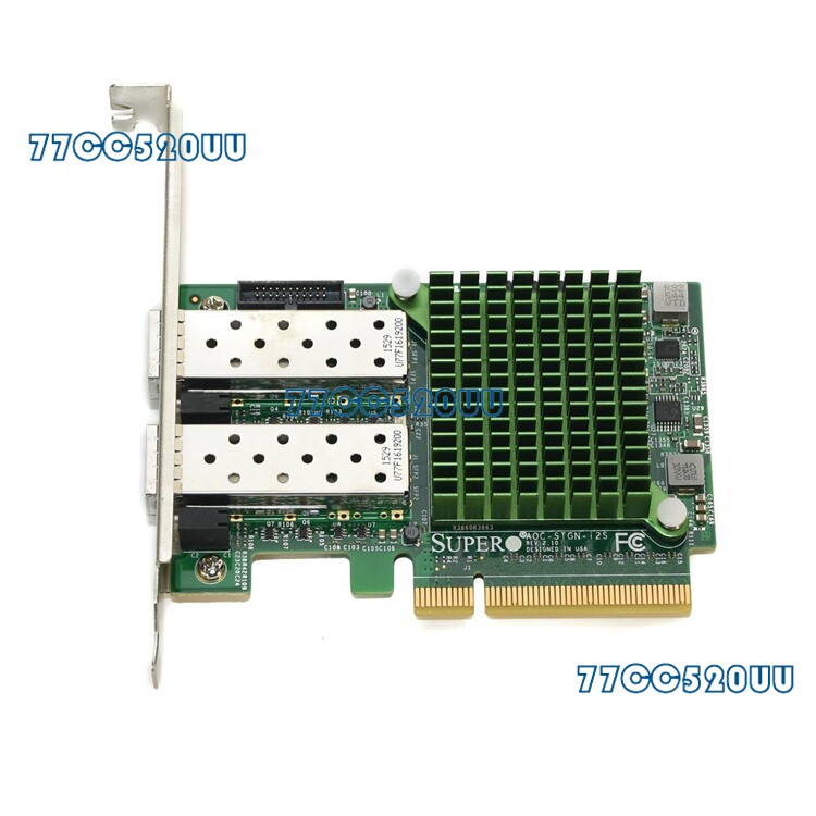 Supermicro AOC-STGN-I2S Intel 82599ES dual-port 10 Gigabit fiber optic network card X520-DA2