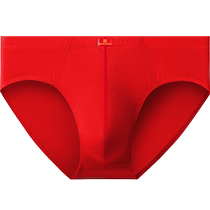 Mens underwear for the year of the masters birth year mens pure cotton red briefs boys cotton shorts red underpants belonging to the dragon