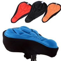 Bicycle cushion cover silicone thickened mountain bike seat cushion cover soft and comfortable sponge non-slip seat cover bicycle accessories