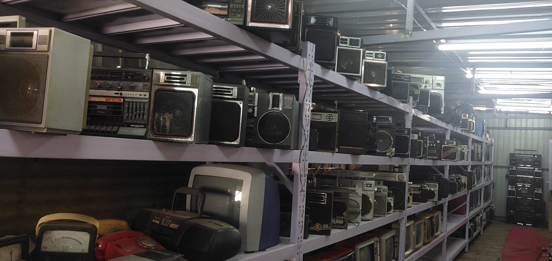 Tape machine cultural revolution antique Shanghai nostalgic transistor radio cassette old-fashioned tape recorder old object single horn