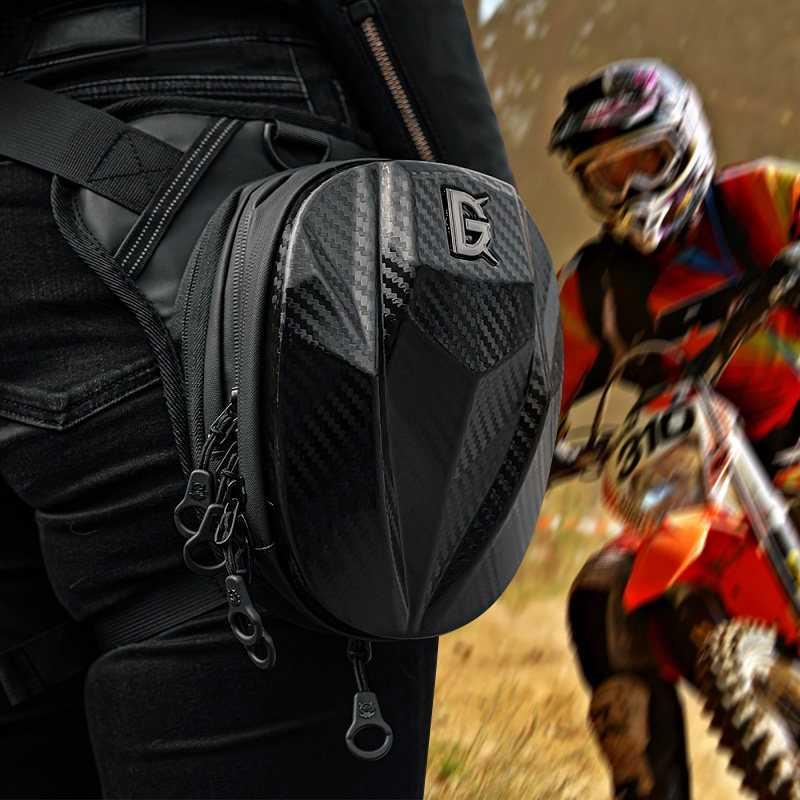 Locomotive Rider Purse Strings Woman Skew Satchel Locomotive Leg Bag Men's Riding Mobrigade Outdoor Universal Hard Shell Tactical Bag