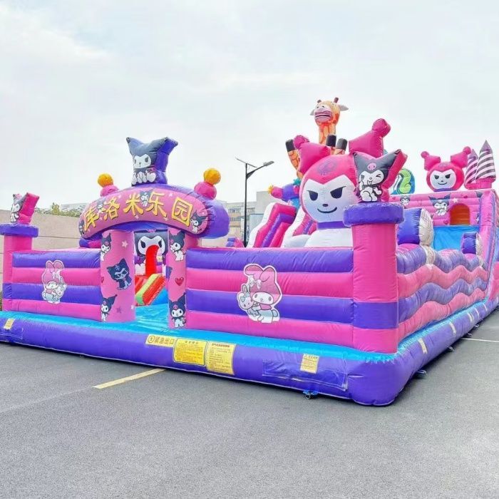 Outdoor Large Inflatable Slide for Stalls, Baby Amusement Park, Inflatable Castle, Small Business, Trampoline, Children's Indoor
