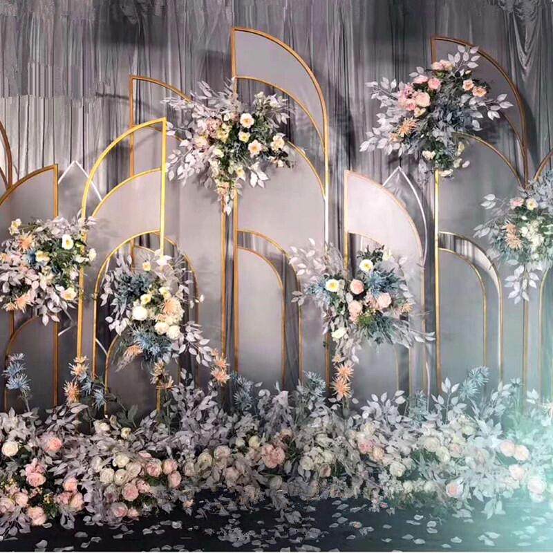 New Wedding Bohemian Background Screen Wedding Stage Background Decoration Sunshine Film Iron Art Phantom Screen