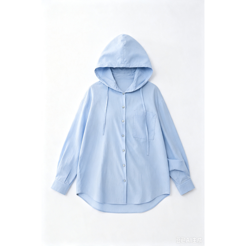 【8-22】Hemp Hooded Sun Protection Shirt Hs-251S137 【8-22】Hemp Hooded Sun Protection Shirt Hs-251S137