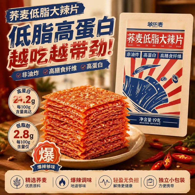 Buckwheat Low-Fat Spicy Strips, High Protein, Sugar-Free Meal Replacement, Filling Low-Calorie Staple Food, Low-Fat Food, Low-Sugar Meal, Whole Box, Fat-Reducing Meal, 0 Fat, 0 Calories, Zero-Fat Snack, Fat-Reducing Meal, Fat-Burning, Worry-Free Eating, Reduce Belly Fat Buckwheat Low-Fat Spicy Strips, High Protein, Sugar-Free Meal Replacement, Filling Low-Calorie Staple Food, Low-Fat Food, Low-Sugar Meal, Whole Box, Fat-Reducing Meal, 0 Fat, 0 Calories, Zero-Fat Snack, Fat-Reducing Meal, Fat-Burning, Worry-Free Eating, Reduce Belly Fat