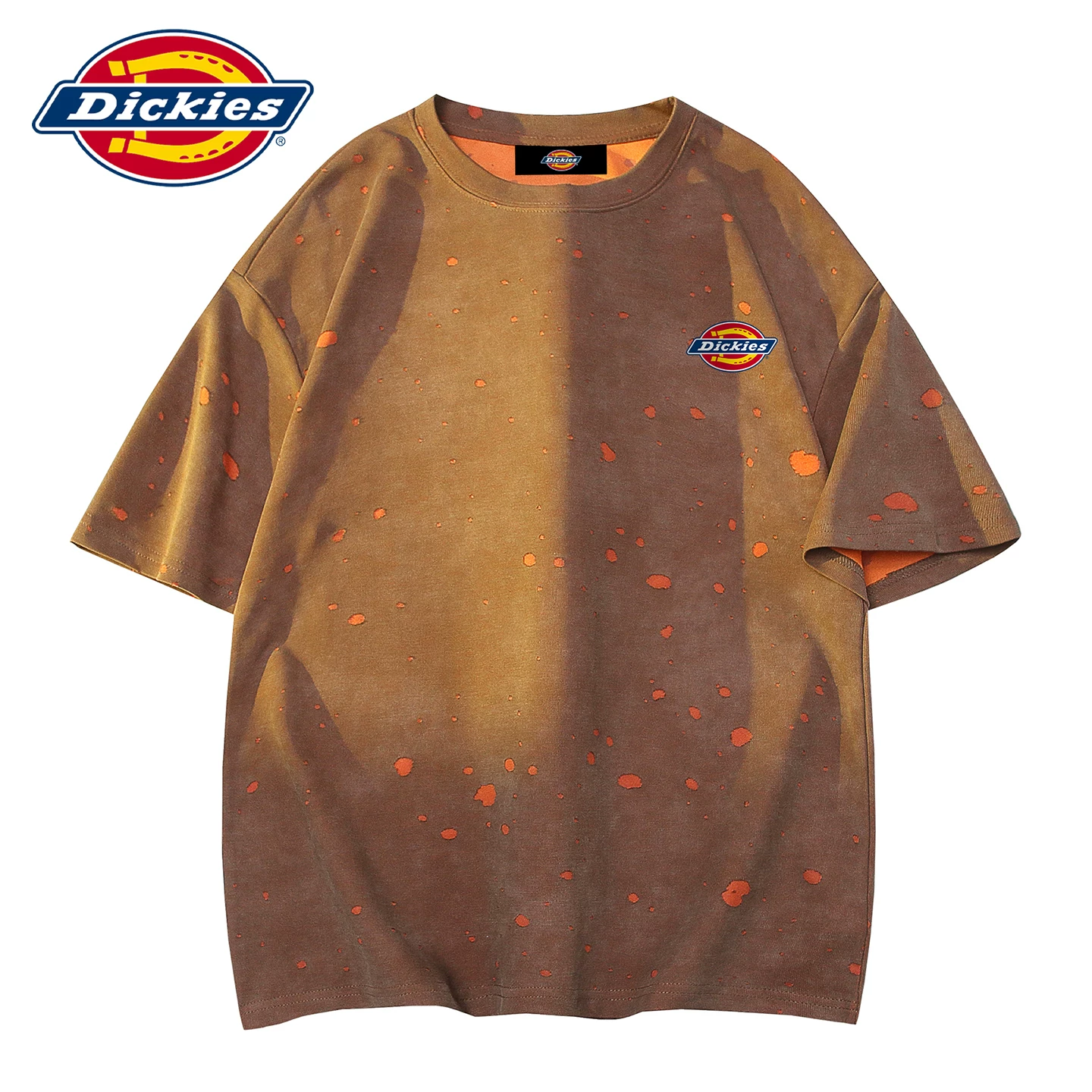 Футболка с коротким рукавом из трикотажа Dickies для отдыха, американский стиль