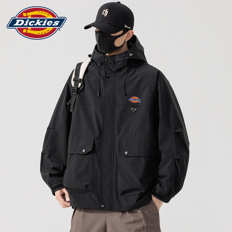 Dickies Men's New Trendy Large Size Autumn Casual Outdoor Hiking Hooded Jacket Windproof Workwear Jacket Dickies Men's New Trendy Large Size Autumn Casual Outdoor Hiking Hooded Jacket Windproof Workwear Jacket