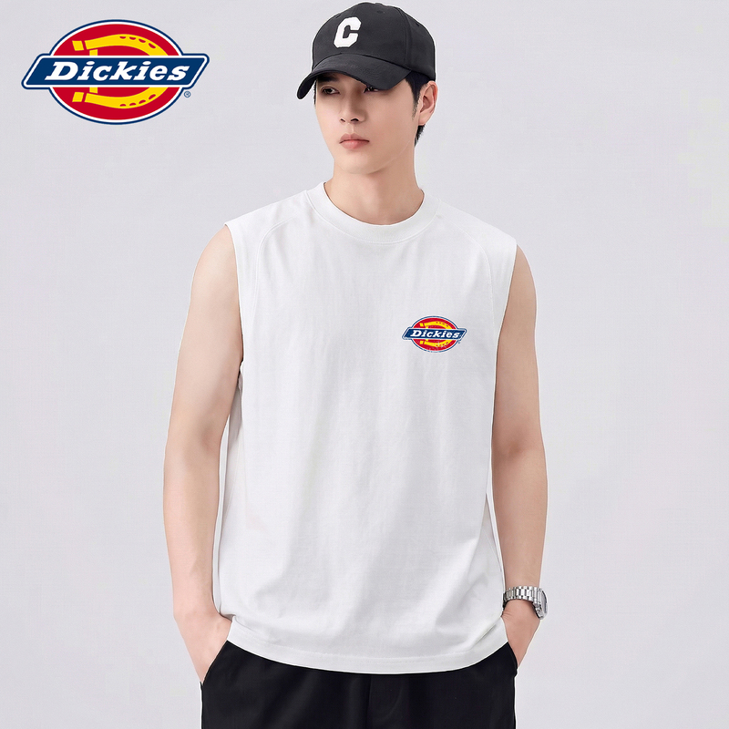 Dickies Loose-Fitting Summer Simple Versatile American Style Trendy Brand Inner Vest Men's Fitness Sports Style Sleeveless Shirt Trendy