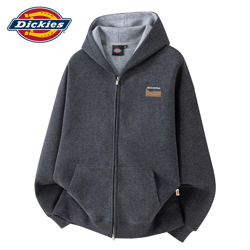 Dickies New Autumn Heavyweight Hooded Cardigan Sweatshirt Men's Outdoor Loose Trendy Casual Top Jacket Dickies New Autumn Heavyweight Hooded Cardigan Sweatshirt Men's Outdoor Loose Trendy Casual Top Jacket