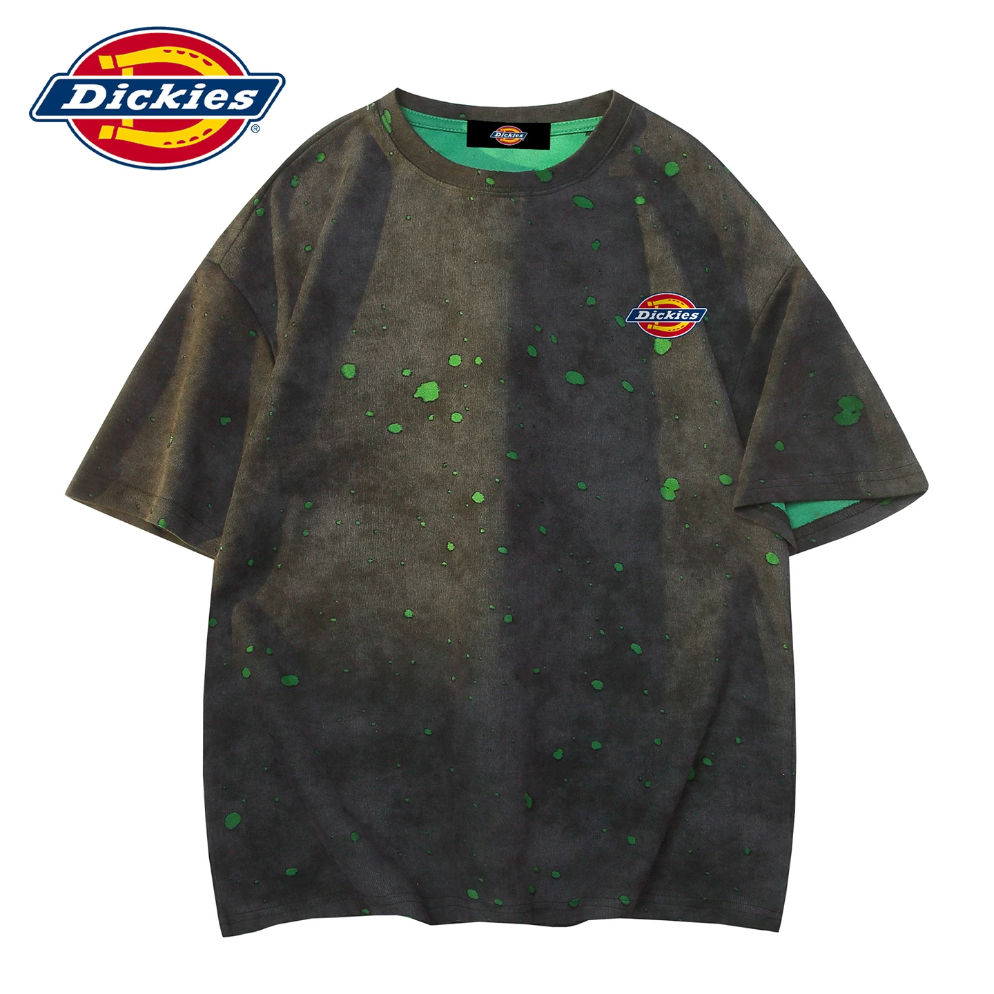 Футболка с коротким рукавом из трикотажа Dickies для отдыха, американский стиль