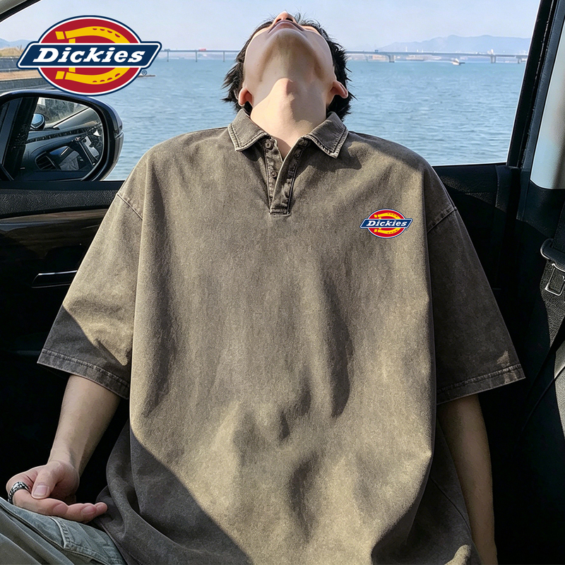 Dickies Polo Shirt Short-Sleeved T-Shirt for Men Summer 2026 New American Retro Street Casual Lapel Half-Sleeve Dickies Polo Shirt Short-Sleeved T-Shirt for Men Summer 2026 New American Retro Street Casual Lapel Half-Sleeve