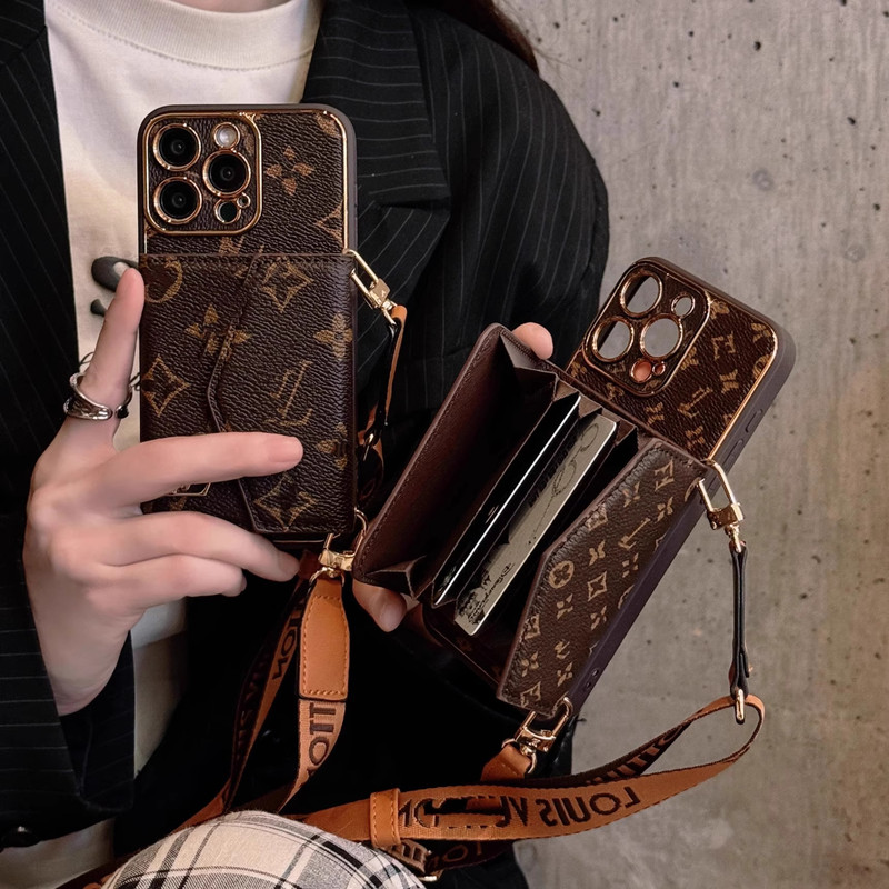 European and American Retro Vintage Coin Purse iPhone 17 Pro Max Phone Case 16 Fashion iPhone 15 Pro Protective Cover iPhone Lens Full Coverage 14 Plus Sixteen Anti-Drop Genuine Leather High-End Feel Applicable