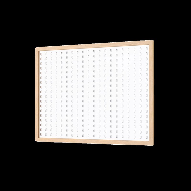 Desk hole board storage rack acrylic wall storage desktop solid wood simple wall wall hanging board display shelf