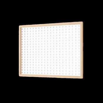 Desk hole board storage rack acrylic wall storage desktop solid wood simple wall wall hanging board display shelf