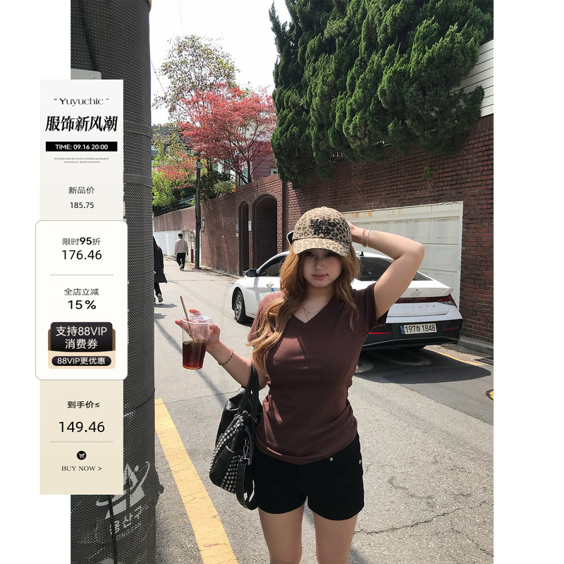 Fishyulai (Brand Name) Private Collection Ratio: Slightly Chubby Women's Black Straight-Leg Casual Shorts, Summer High-Waisted Slimming Plus-Size Shorts