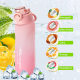 Cross-Border Popular Fruity Student Water Bottle, 0 Sugar, 0 Calories, Fragrance-Infused Straw, Two-Tone Gradient Plastic Water Cup Gadget