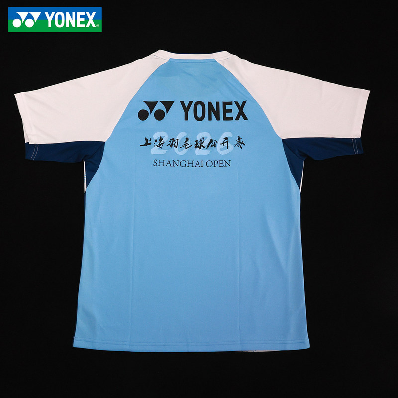 Yonex 2026 Shanghai Open Competition Uniform Badminton Uniform Quick-Drying Short Sleeve Yobc26047